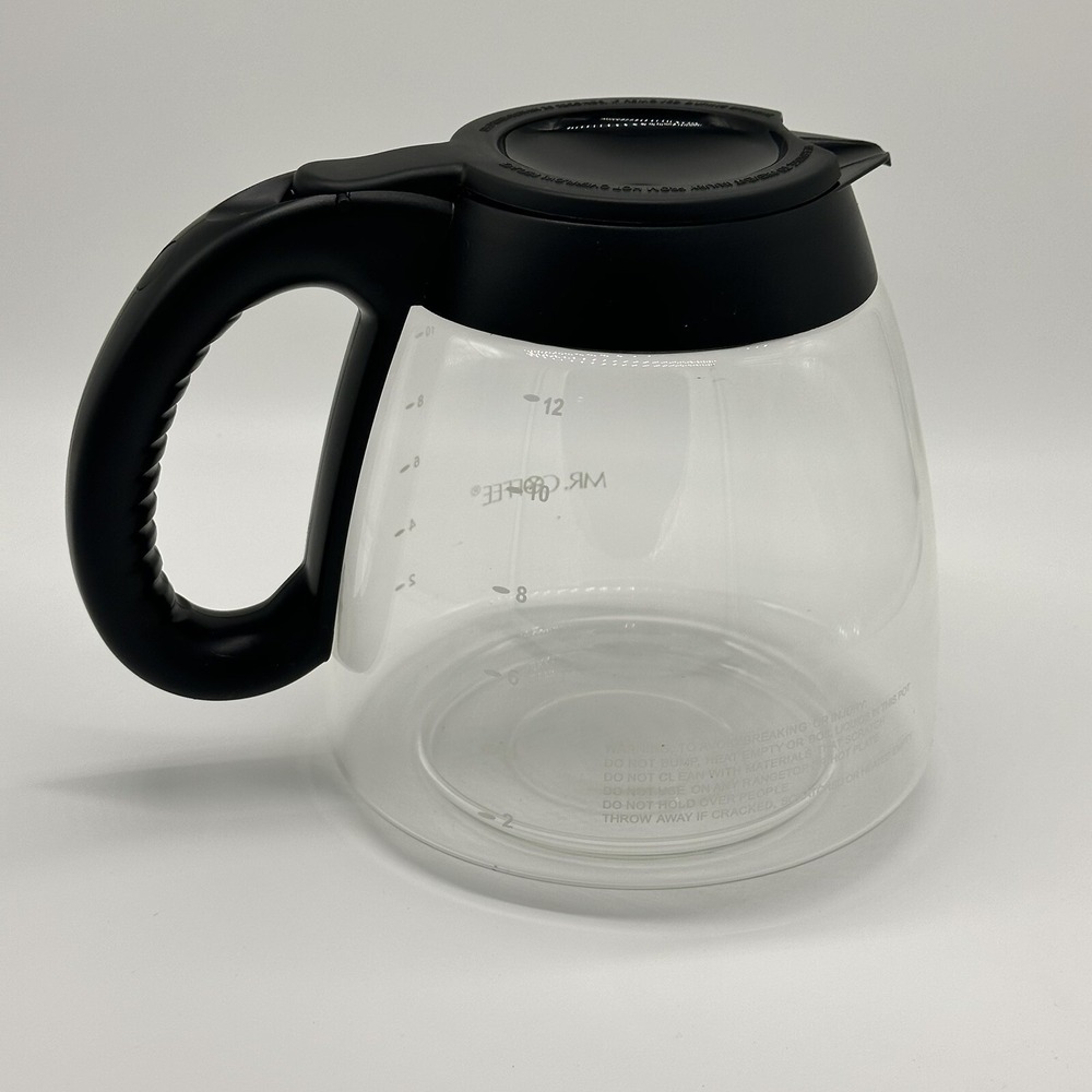 Mr. Coffee Replacement Decanter/Carafe, 12 Cup, Fits: EJ, FT, IS, LM & VM Series
